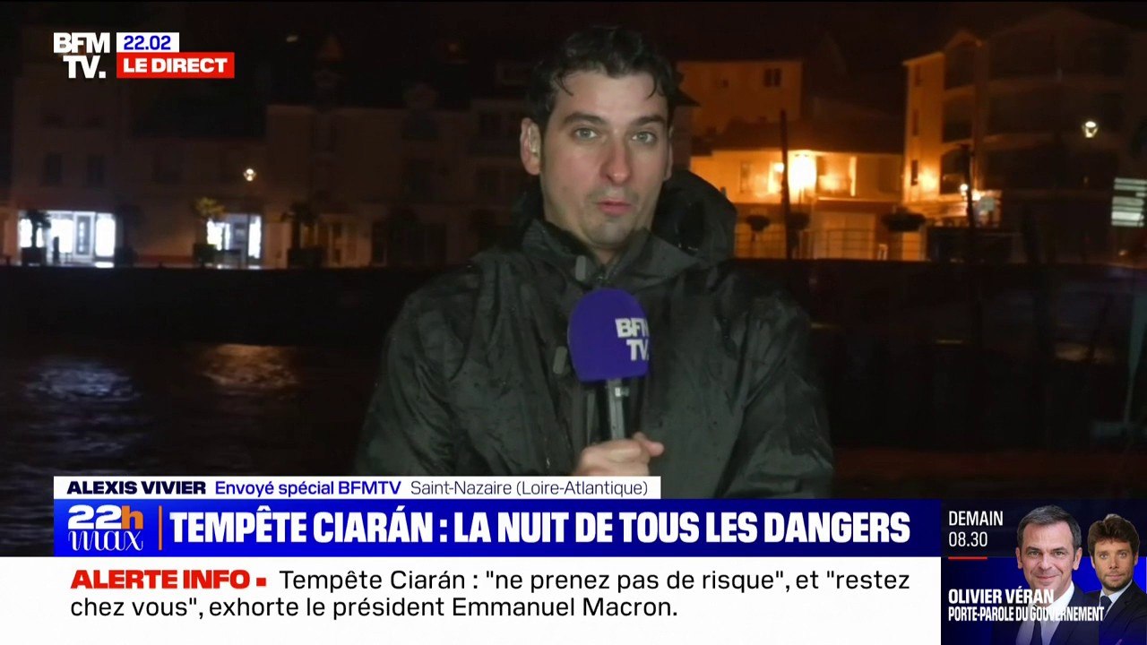 Tempête Ciarán: "Nous attendons des rafales qui pourraient aller jusqu'à 170 km/h, 150km/h dans les terres", déclare le préfet de la Manche
