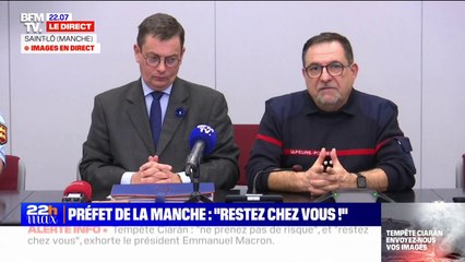 Tempête Ciarán: "Nous aurons dans la matinée à gérer la submersion marine", explique le préfet de la Manche