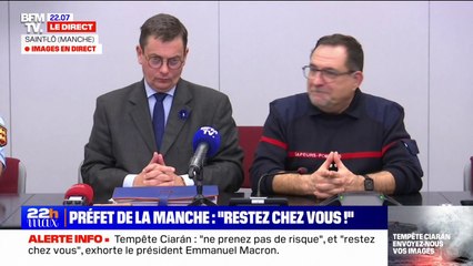 Tempête Ciarán: "780 sapeurs-pompiers sont prêts à partir en intervention si besoin" (commandant des sapeurs-pompiers de la Manche)