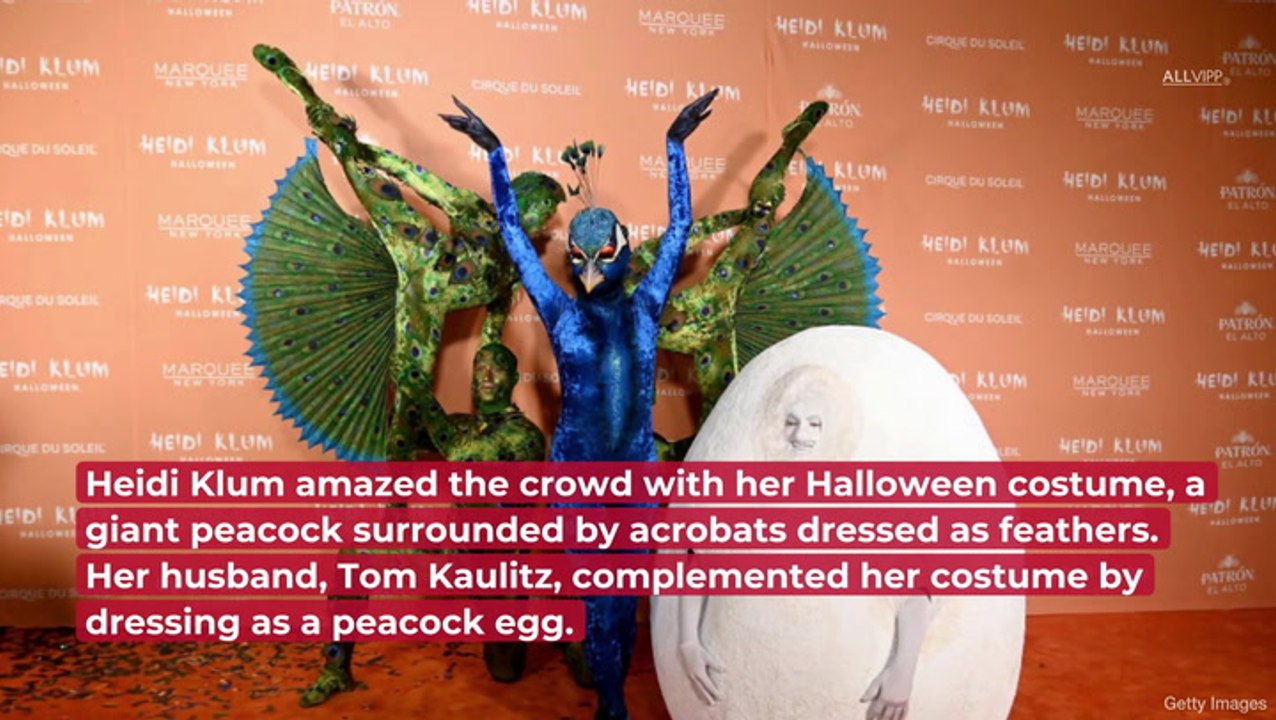 Leni Klum Just In Underwear Steals The Show From Her Mother On Halloween!