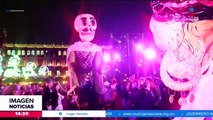 Así luce la ofrenda monumental en el Zócalo de la CDMX