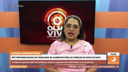 MST pretende enviar 100 toneladas de alimentos para famílias que estão na Faixa de Gaza
