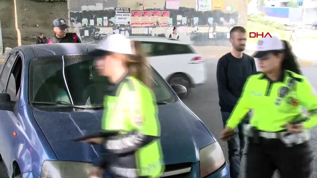 Inspection de l'ordre public et de la paix à Esenyurt : Sanctions infligées au conducteur du minibus