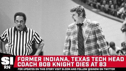Former Indiana, Texas Tech Head Coach Bob Knight Dies at 83