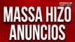 Massa hizo anuncios: más plata para los trabajadores
