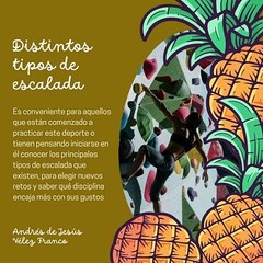 -ANDRÉS DE JESÚS VÉLEZ FRANCO- DISTINTOS TIPOS DE ESCALADA (PARTE 1) (@AndresdeJesus90)