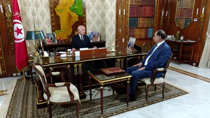 لقاء رئيس الجمهورية قيس سعيد مع السيد كمال الفقي، وزير الداخلية ما وقع في المرناقية هي عملية تهريب و ليست عملية فرار