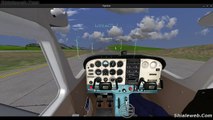 #Flightgear #simulador de #vuelo en #linux #gameplay #avion #cessna #aeropuerto #aterrizaje #game #gamer