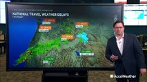 Storms in the Pacific Northwest could cause travel delays this Thursday