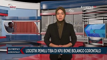 KPU Bone Bolango Terima Logistik Pemilu 2024
