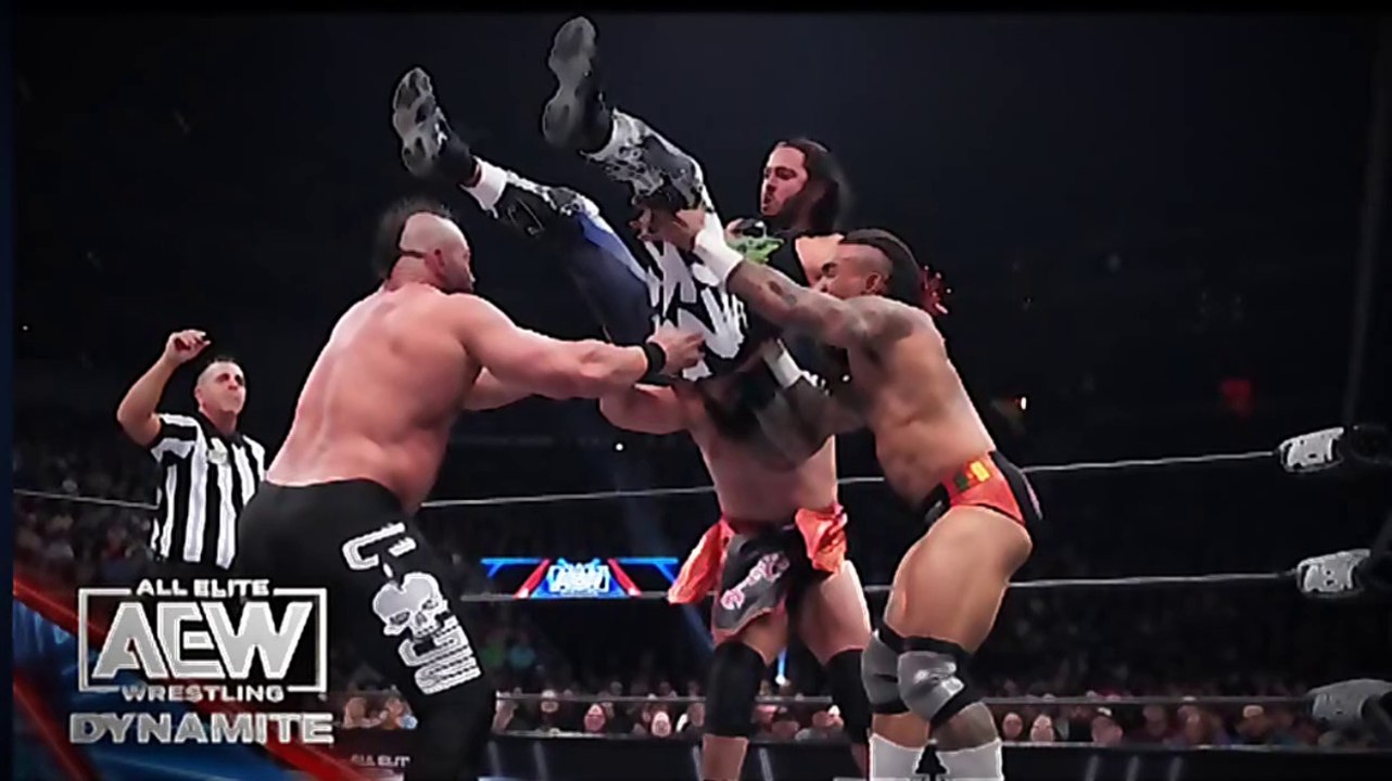 Mogul Embassy tries to take back the ROH 6-man titles from Page & Young Bucks! 11/1/23 AEW Dynamite Highlights