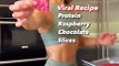VIRAL recipe - Protein Raspberry Chocolate Ice Cream Slices - Soooo incredibly delicious. If you haven't made this yet, you need to! Great for pre workout, post workout or anytime snack.