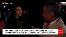 BREAKING NEWS: AOC Accuses Israel Of 'War Crime' In Strike On Gaza Refugee Camp