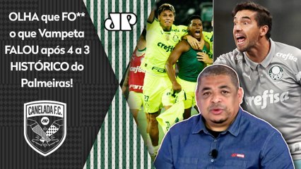 "EU TENHO CERTEZA! SABE o que o Abel deve TER FALADO no INTERVALO?" Vampeta EXALTA 4x3 do Palmeiras!