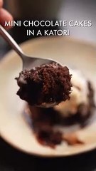 NO OVEN MINI CHOCOLATE CAKES IN A  38.8K  KATORI RECIPE