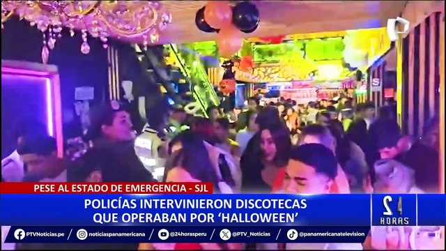 SJL: discotecas funcionaron en Halloween a pesar del estado de emergencia