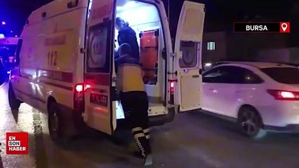 Bursa'da hastane yolunda feci kaza