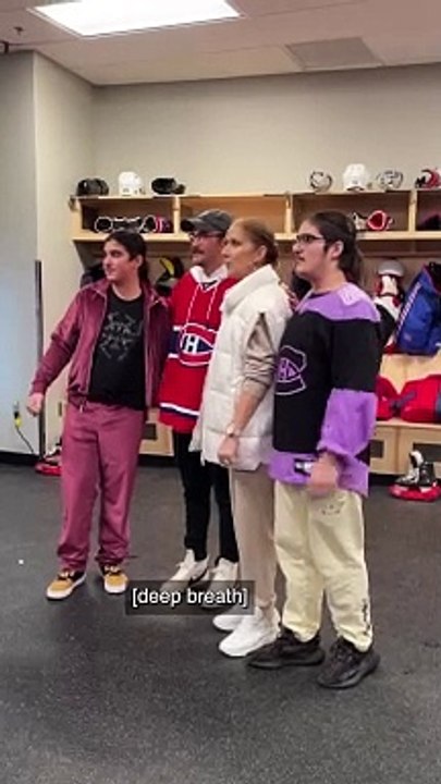 Le compte officiel des Canadiens de Montréal, équipe de hockey, a dévoilé une vidéo de leur rencontre avec Céline Dion et ses trois garçons René-Charles et les jumeaux Eddy et Nelson