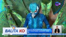 Heidi Klum, nag-ala-peacock sa kaniyang halloween party costume kasama ang Cirque Du Soleil; 