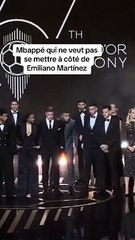 Mbappé refuse de se mettre à côté de Martinez lors de la cérémonie du Ballon d'Or