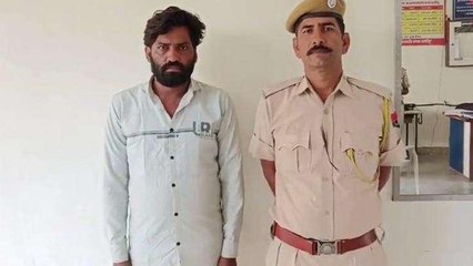 सीकर: दबिश देकर पुलिस ने हिस्ट्रीशीटर को किया गिरफ्तार, पास में मिला ये सामान