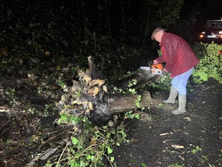 Storm Ciaran hits Sussex Eddie Mitchell