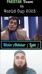 World Cup Cricket 2023 & Moin Akhtar #cricket #worldcup #moinakhter #shorts #viral #youtubeshorts