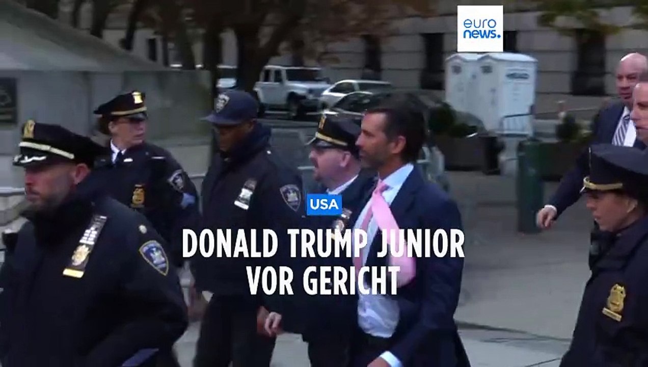 Betrugsverfahren: Donald Trump Junior sagt aus
