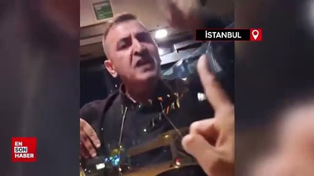 Maltepe'de İETT otobüsünün önünü kesip tehditler savurdu