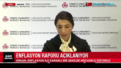 Merkez Bankası enflasyon tahminlerini yükseltti