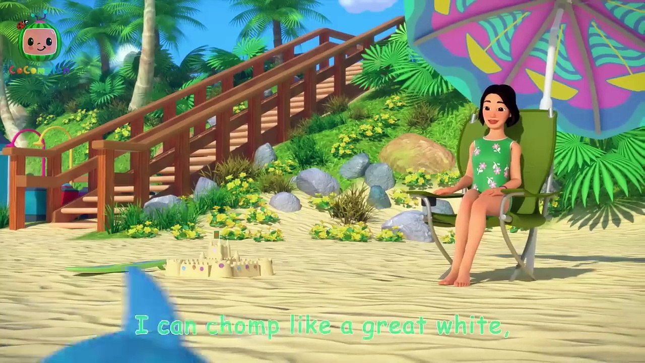Mermaid at the Beach Song _ Silly Toons Nursery Rhymes & Kids Songs