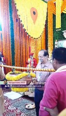Distribution of Udi-prasadam blessed by Sadguru Aniruddha Bapu during Gurupurnima Utsav 2023