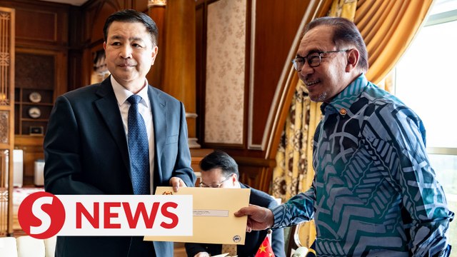 China's Public Security Minister Wang Xiaohong meets PM Anwar in Putrajaya