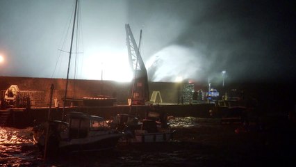 Storm Ciarán lashes swathes of UK overnight