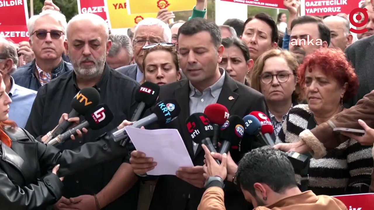 Gazetecilik meslek örgütlerinden Tolga Şardan'ın tutuklanmasına tepki