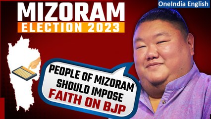 Video herunterladen: Mizoram Assembly Election 2023: Temjen Imna Along vouches for BJP ahead of  polls | Oneindia News