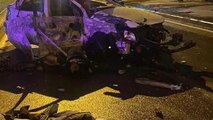 Gaziantep'te iki otomobilin kafa kafaya çarpıştığı kazada: 2 kişi öldü, 1’i ağır, 3 kişi yaralandı