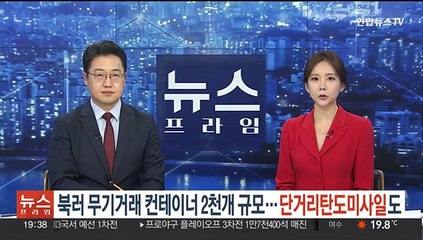 북러 무기거래 컨테이너 2천개 규모…단거리탄도미사일도