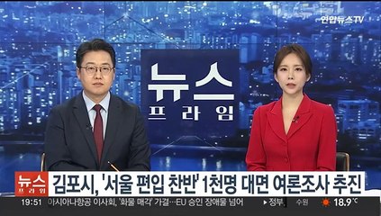 김포시, '서울 편입 찬반' 1천명 대면 여론조사 추진