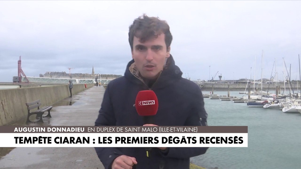 Tempête Ciaran : les premiers dégâts recensés
