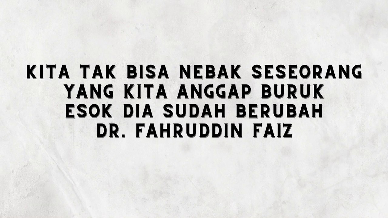 CUKUP KITA IMANI SAJA PEMIKIRAN YANG TAK BISA KITA JANGKAU DR. FAHRUDDIN FAIZ - NGAJI FILSAFAT 52