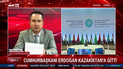 Cumhurbaşkanı Erdoğan Kazakistan'a gitti