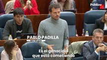 El alegato de Pablo Padilla frente al PP de Ayuso sobre el genocidio de Israel : 