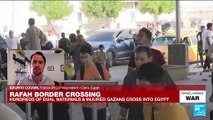 Relief for Gaza evacuees, frustration for those blocked at Rafah crossing