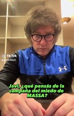 Javier Milei habló de "campaña sucia" y apuntó contra Massa