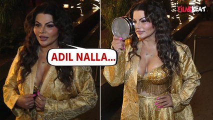 Drama Queen Rakhi Sawant Masti with Paps and Slams Ex Hubby Adil Khan Durrani on Karwachauth