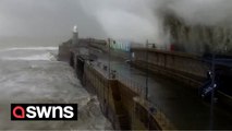 Storm Ciaran brings 70mph winds to Folkestone as south coast battered by bad weather