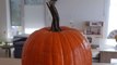 A video of Carving cannibal Jack-o-Lantern pumpkin for Halloween decoration