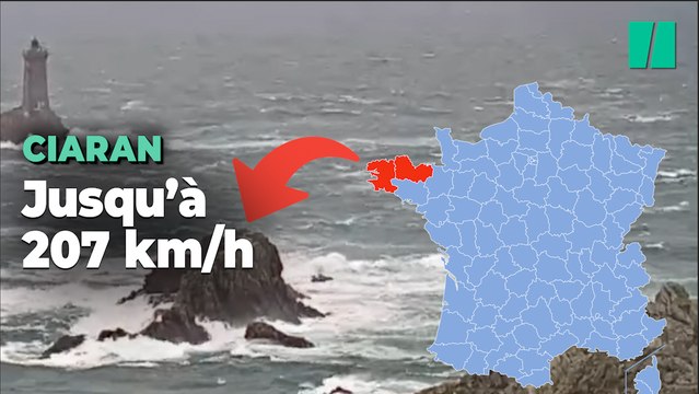 Tempête Ciaran : des records absolus de vent ont été battus dans ces villes de l’ouest de la France