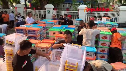 Baznas Kirimkan Bantuan Tahap Pertama Sebanyak 21 Ton untuk Palestina